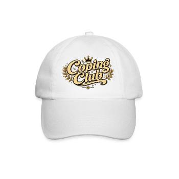 Coping Club  - Baseballkappe - Weiß/Weiß - Vorne
