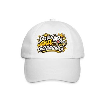 Du bist Gut Genug - Baseballkappe - Weiß/Weiß - Vorne