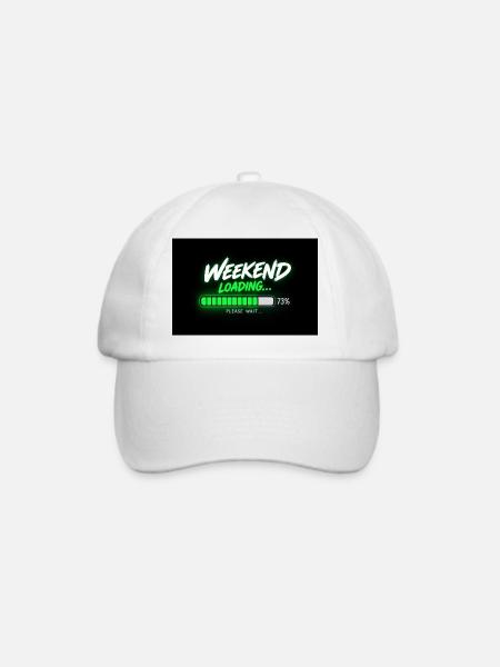 Weekend_loading - Baseballkappe - Weiß/Weiß
