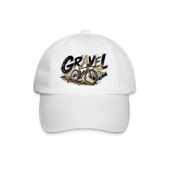 Gravel - Baseballkappe - Weiß/Weiß - Vorne