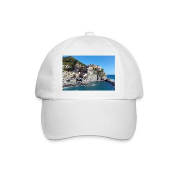 Monterosso al Mare - Baseballkappe - Weiß/Weiß - Vorne