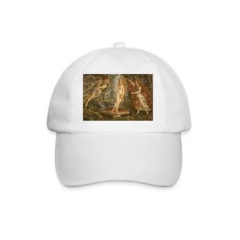 Geburt des Mushroom Crop Top - Baseballkappe - Weiß/Weiß - Vorne
