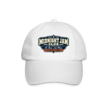 ROCK STAMP SOCIETY | Midnight Jam Club - Baseballkappe - Weiß/Weiß - Vorne