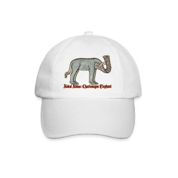 Abdul Abbas, Karl des Großen, Elefant - Baseballkappe - Weiß/Weiß - Vorne