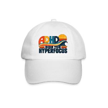 ADHD – My Own Frequency - Baseballkappe - Weiß/Weiß - Vorne