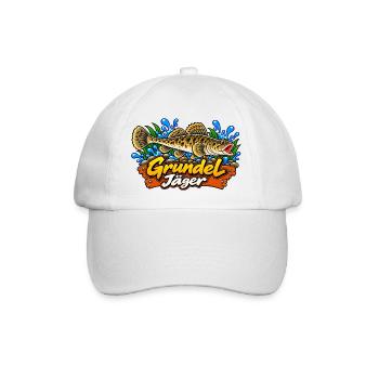 Grundeljäger Goby Hunter - Baseballkappe - Weiß/Weiß - Vorne