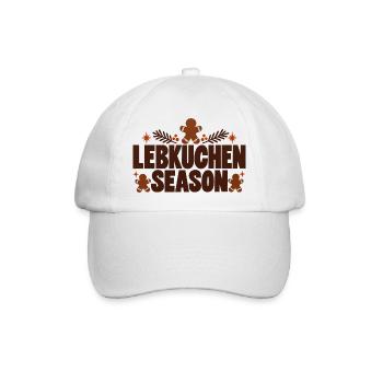 Lebkuchen Season - Baseballkappe - Weiß/Weiß - Vorne