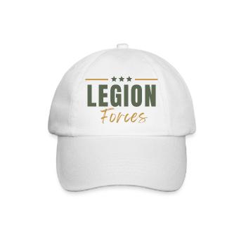 Legionstruppen - Baseballkappe - Weiß/Weiß - Vorne