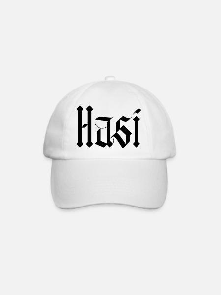 hasi / gothik stil - Baseballkappe - Weiß/Weiß
