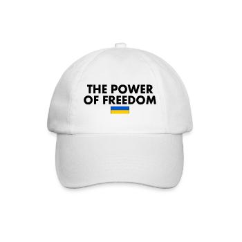 The power of freedom - Baseballkappe - Weiß/Weiß - Vorne