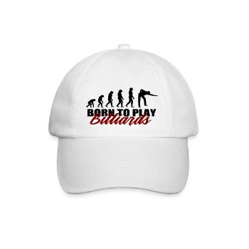 Billiard - Baseballkappe - Weiß/Weiß - Vorne