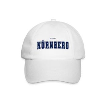 Nürnberg - Baseballkappe - Weiß/Weiß - Vorne