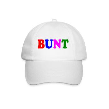 Bunt - Baseballkappe - Weiß/Weiß - Vorne
