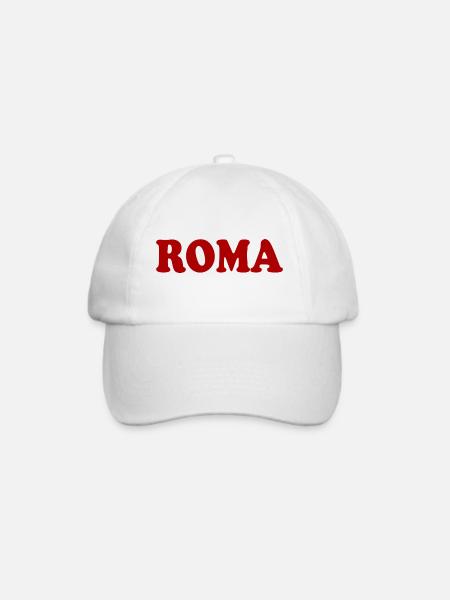 Roma - Baseballkappe - Weiß/Weiß
