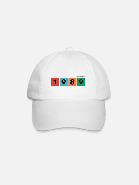 1989 Limited Edition - Baseballkappe - Weiß/Weiß