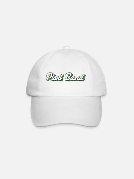 Plant Based - Baseballkappe - Weiß/Weiß