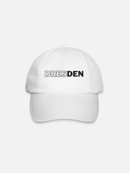 Dresden - Baseballkappe - Weiß/Weiß