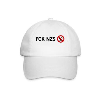 FCK NZS - Baseballkappe - Weiß/Weiß - Vorne