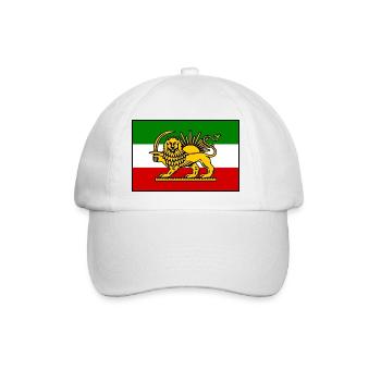 Iran iranische flagge - Baseballkappe - Weiß/Weiß - Vorne