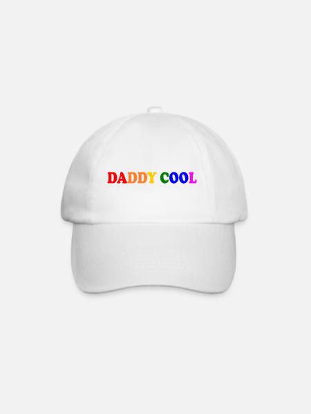 Daddy cool - Baseballkappe - Weiß/Weiß