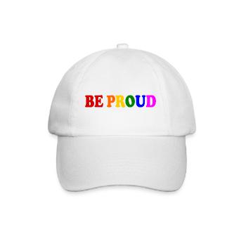 Be proud - Baseballkappe - Weiß/Weiß - Vorne