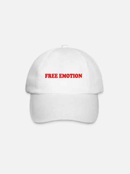 Free emotion - Baseballkappe - Weiß/Weiß