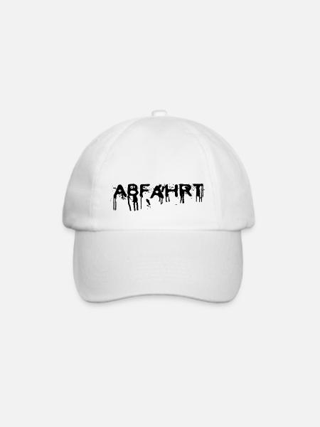 Abfahrt - Baseballkappe - Weiß/Weiß