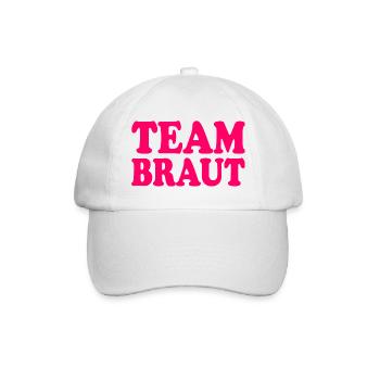 Team braut - Baseballkappe - Weiß/Weiß - Vorne