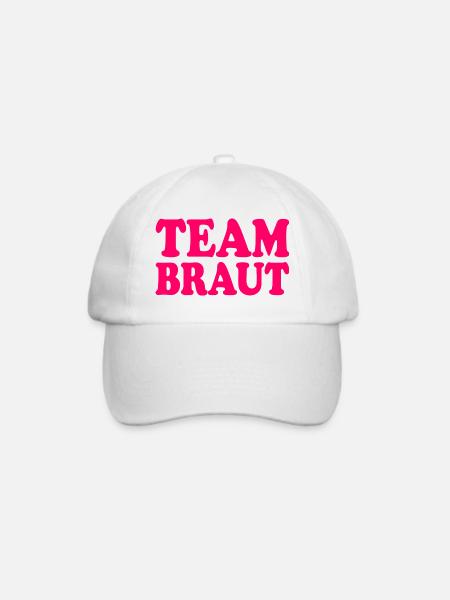 Team braut - Baseballkappe - Weiß/Weiß