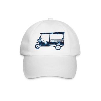 Tarnung Tuk-Tuk Marine - Baseballkappe - Weiß/Weiß - Vorne