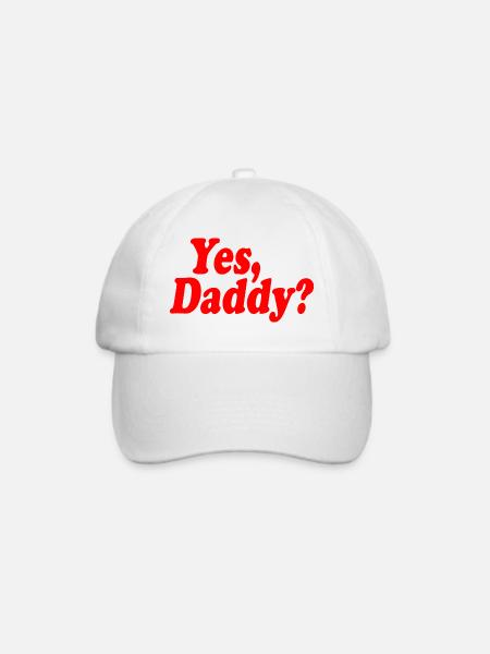 Yes daddy - Baseballkappe - Weiß/Weiß