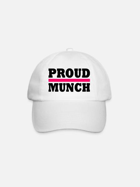 Proud munch - Baseballkappe - Weiß/Weiß