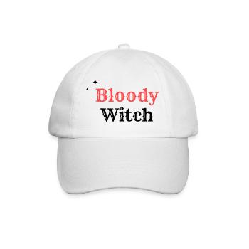 Bloody Witchy - Baseballkappe - Weiß/Weiß - Vorne