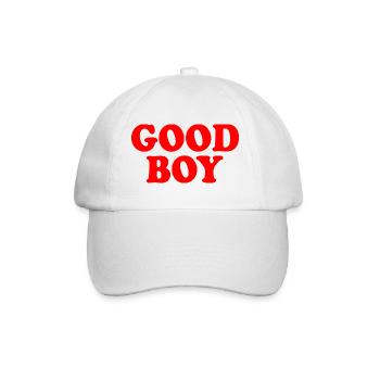 Good boy - Baseballkappe - Weiß/Weiß - Vorne