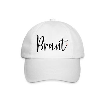 Braut - Baseballkappe - Weiß/Weiß - Vorne