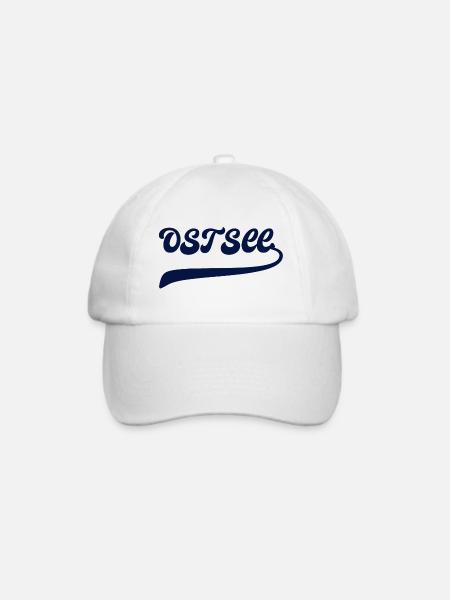 Ostsee - Baseballkappe - Weiß/Weiß