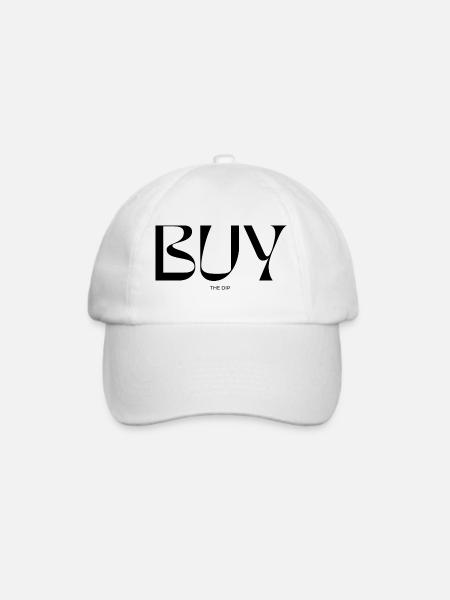 Buy the dip - Baseballkappe - Weiß/Weiß