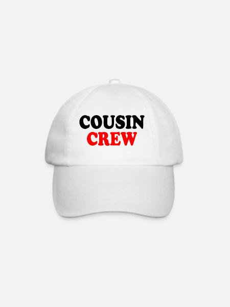 Cousin crew - Baseballkappe - Weiß/Weiß