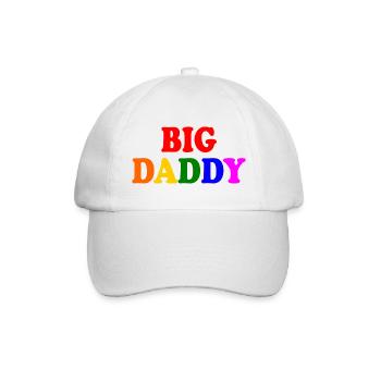 Big daddy - Baseballkappe - Weiß/Weiß - Vorne