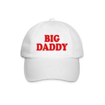 Big daddy - Baseballkappe - Weiß/Weiß - Vorne