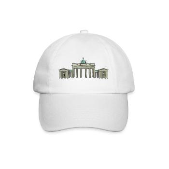 Brandenburger Tor BERLIN - Baseballkappe - Weiß/Weiß - Vorne