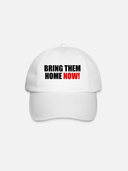Bring them home now - Baseballkappe - Weiß/Weiß