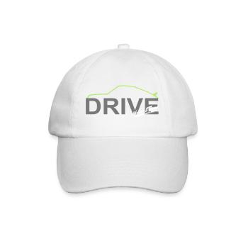 Drive Luftgekühlt Mythos - Baseballkappe - Weiß/Weiß - Vorne