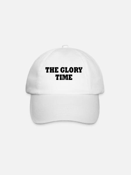 The glory time - Baseballkappe - Weiß/Weiß