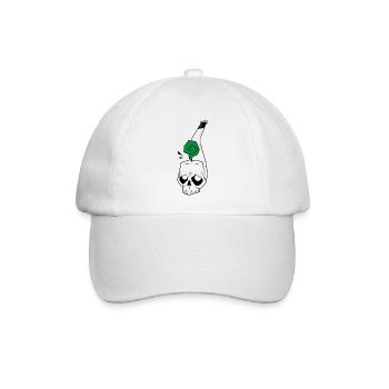 PENIS!! Individuelles Kollektionsdesign !! - Baseballkappe - Weiß/Weiß - Vorne
