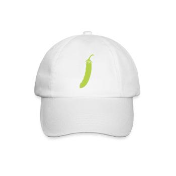 Französische Bohne - Baseballkappe - Weiß/Weiß - Vorne