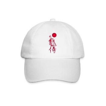 Phantomsamurai und Rote Sonne - Baseballkappe - Weiß/Weiß - Vorne