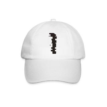 1 - Baseballkappe - Weiß/Weiß - Vorne