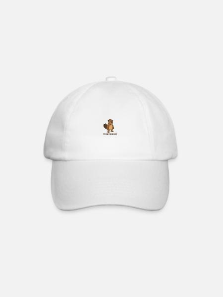 Team Beaver - Baseballkappe - Weiß/Weiß
