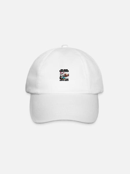 Will Trade Brother For Easter - Baseballkappe - Weiß/Weiß